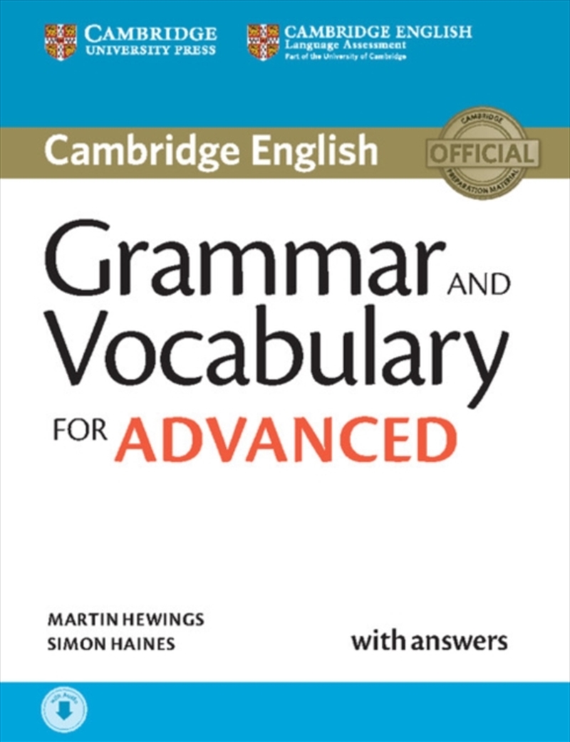 Grammar & Vocabulary For Advan/Product Detail/English