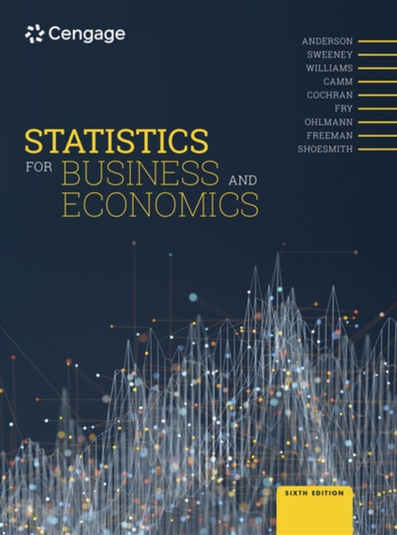 Statistics For Business & Econ/Product Detail/Business Leadership & Management