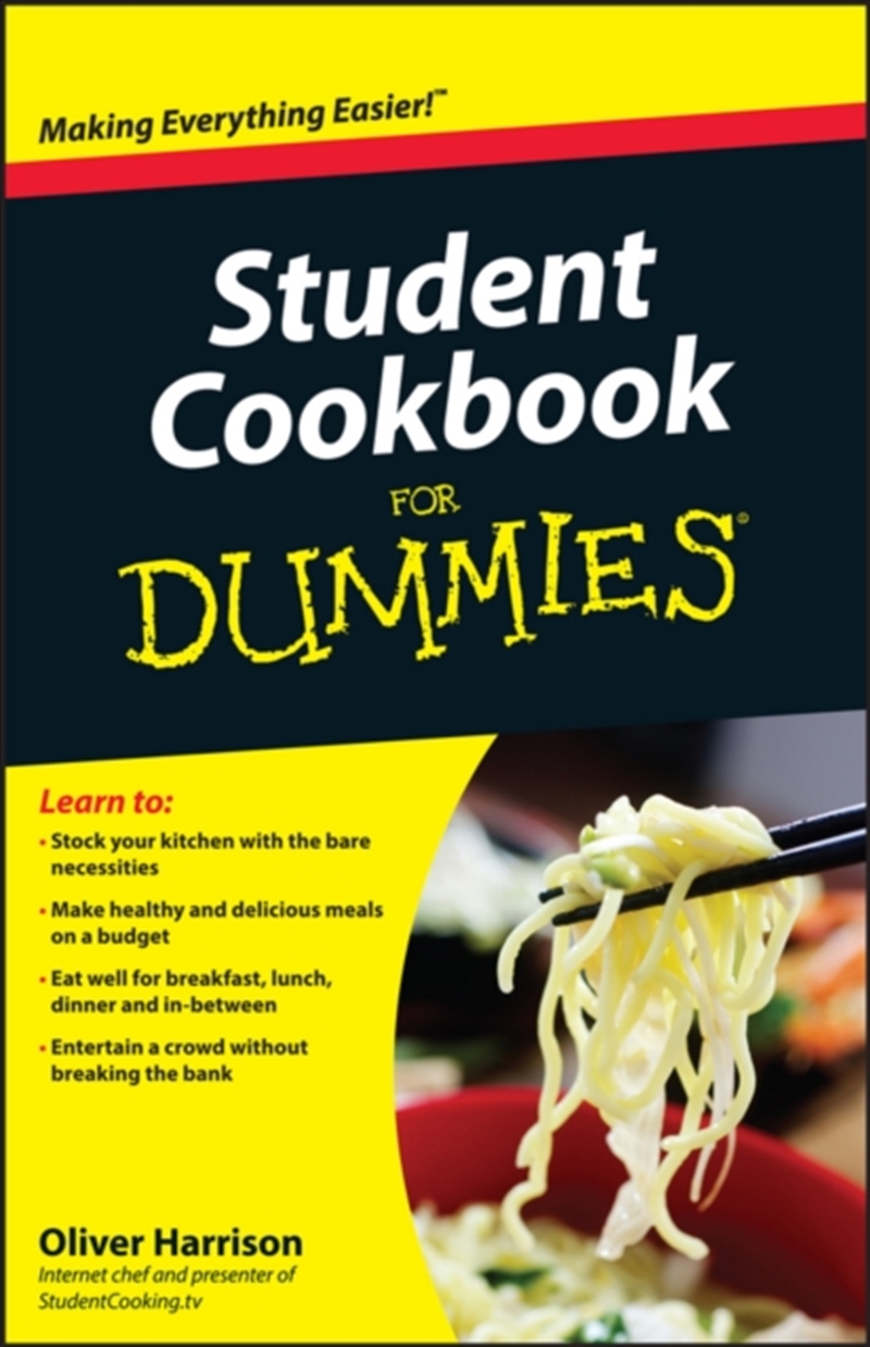 Student Cookbook For Dummies/Product Detail/Recipes, Food & Drink