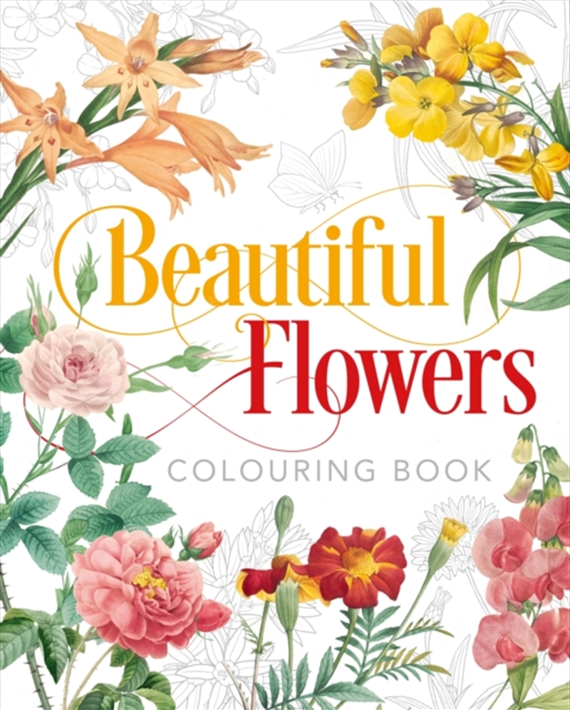 Beautiful Flowers Colouring Bo/Product Detail/Adults Colouring