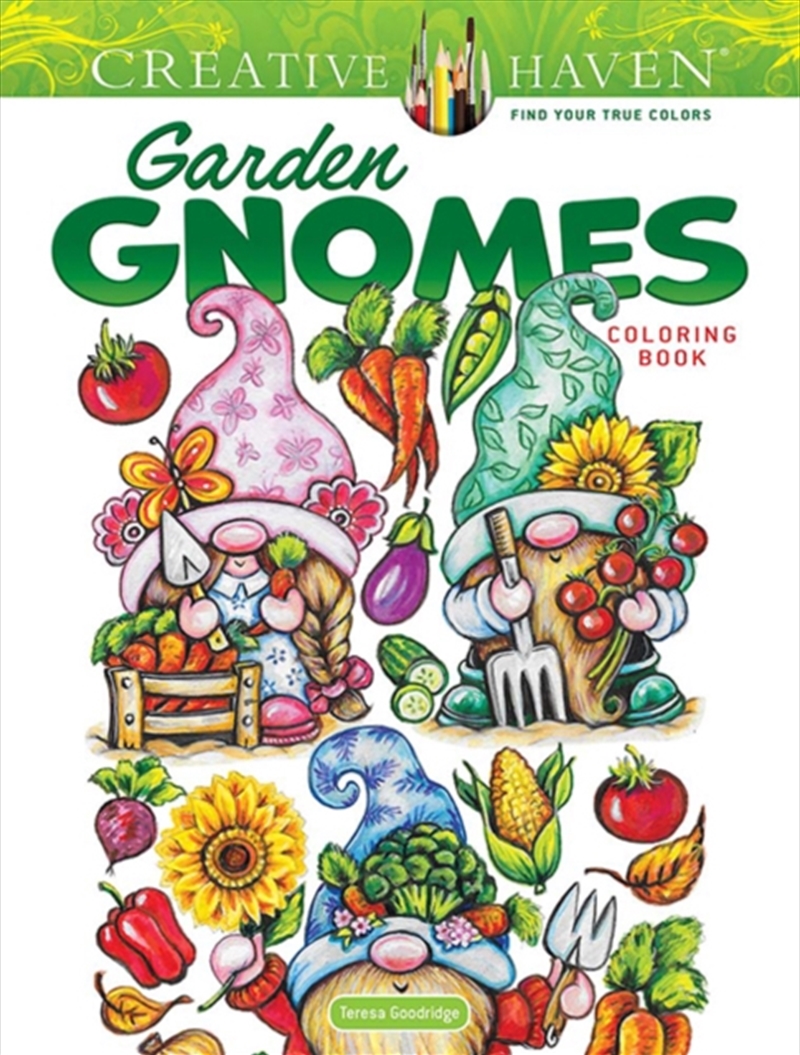 Creative Haven Garden Gnomes C/Product Detail/Adults Colouring