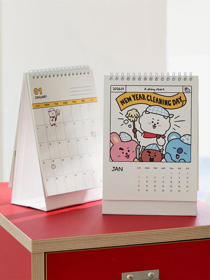 Bt21 - 2026 Desk Calendar/Product Detail/KPOP Merch