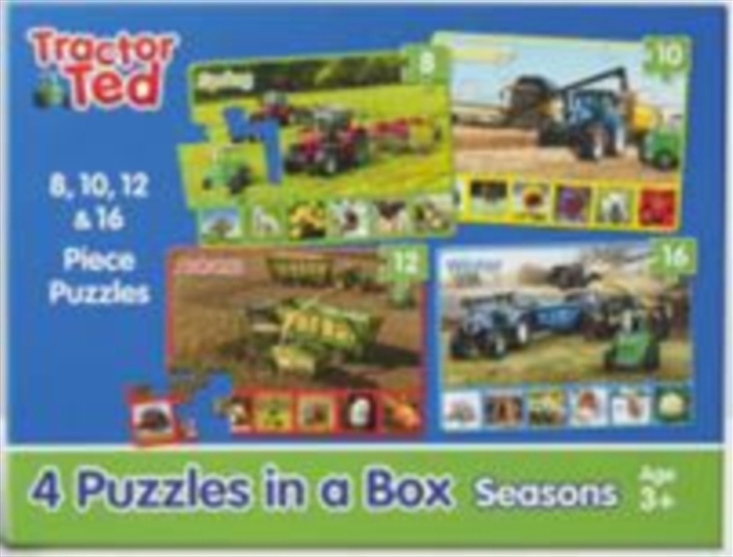Tractor Ted 4 Puzzles In A Box/Product Detail/Kids Activity Books