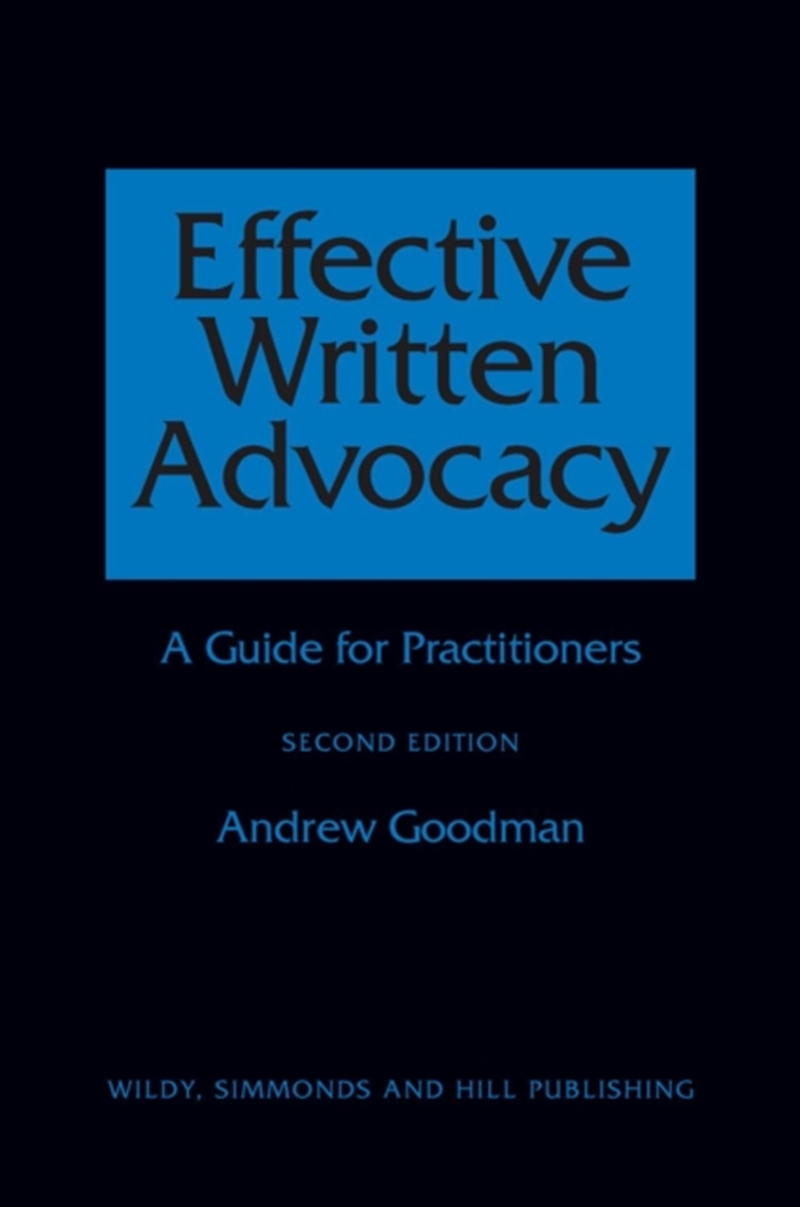 Effective Written Advocacy/Product Detail/Law