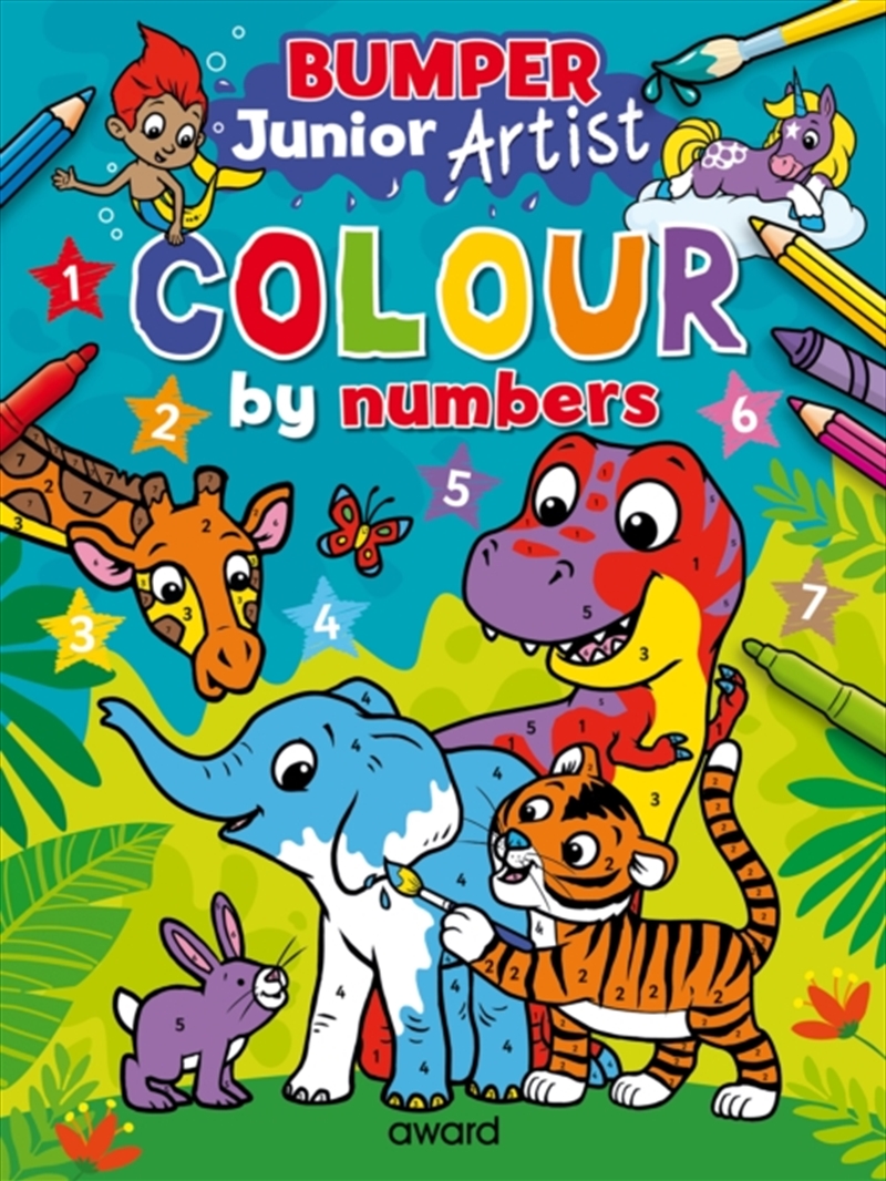 Junior Artist Bumper Colour By/Product Detail/Kids Activity Books
