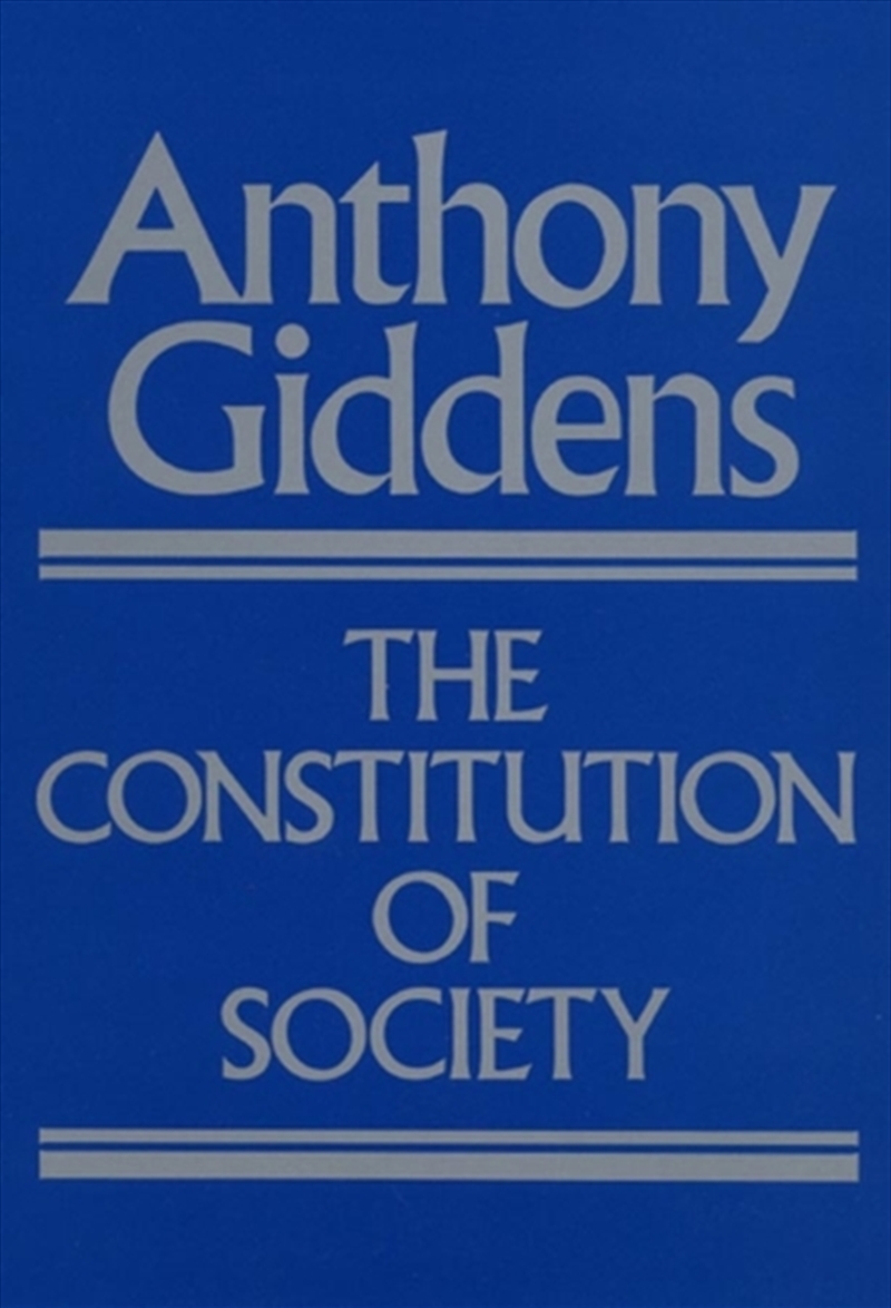 Constitution Of Society/Product Detail/Society & Culture