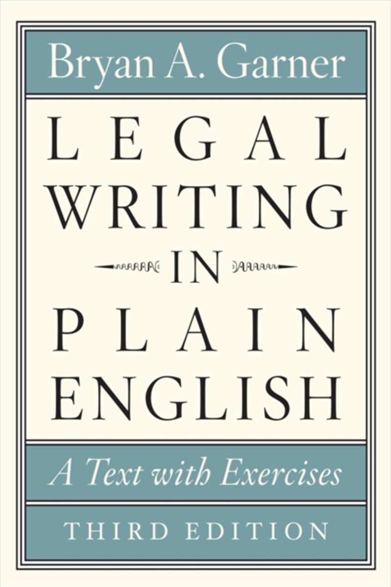 Legal Writing In Plain English/Product Detail/Law