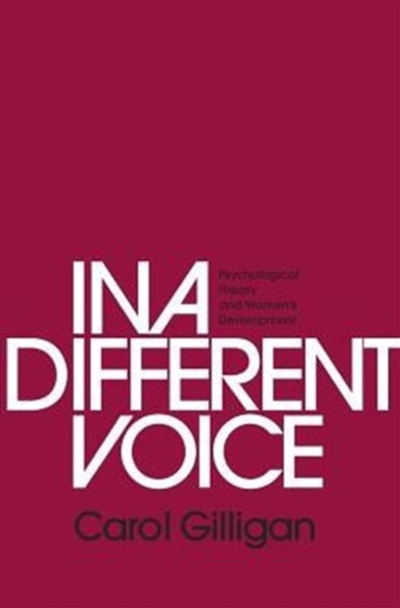 In A Different Voice/Product Detail/Psychology