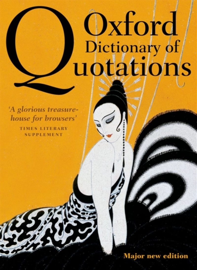 Oxford Dictionary Of Quotation/Product Detail/Reference & Encylopaedias