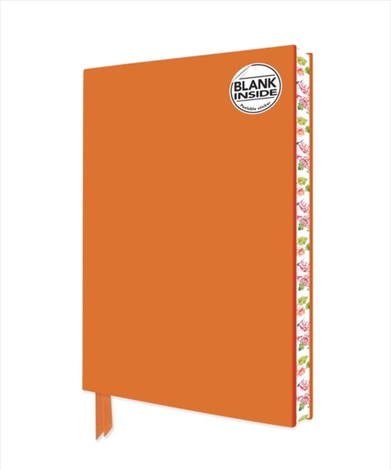 Orange Blank Artisan Notebook/Product Detail/Notebooks & Journals