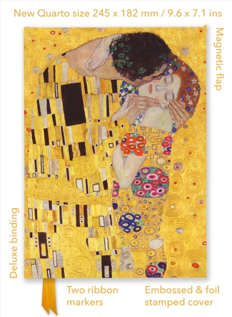 Gustav Klimt Foiled Quarto Jou/Product Detail/Notebooks & Journals