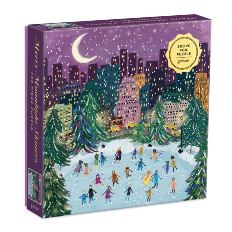 Merry Moonlight Skaters 500 Pi/Product Detail/Jigsaw Puzzles