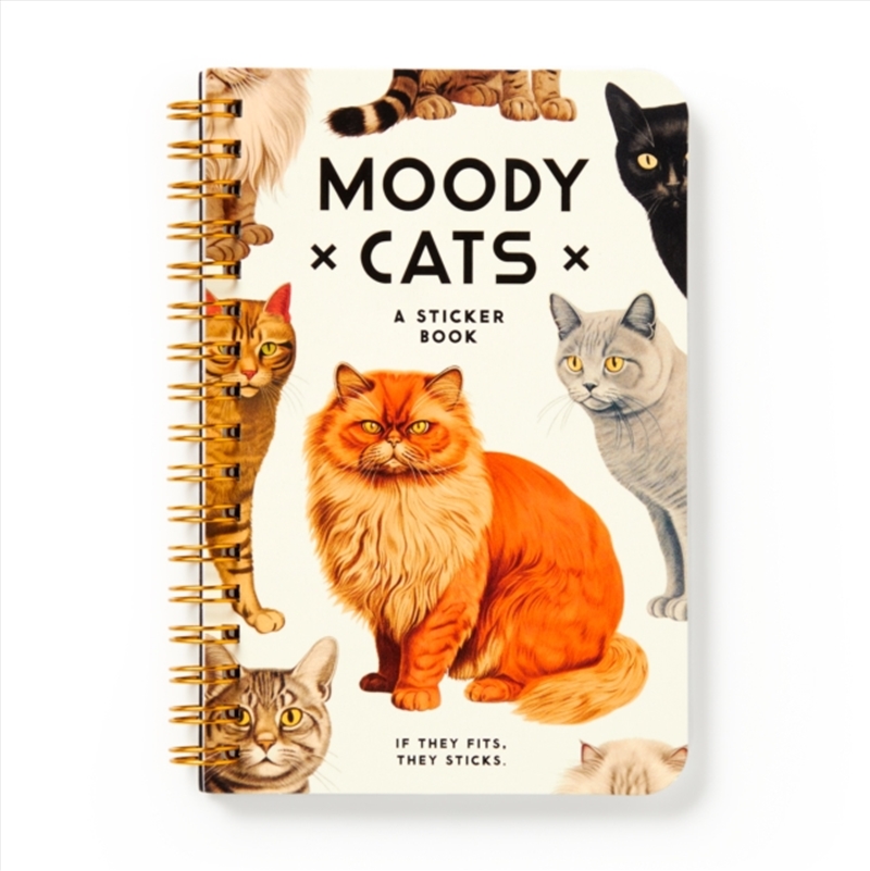 Moody Cats Sticker Book/Product Detail/Stationery