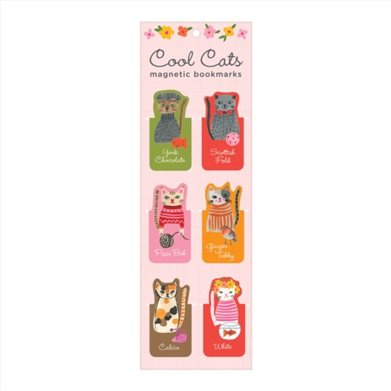Cool Cats Magnetic Bookmarks/Product Detail/Bookmarks & Reading Accessories