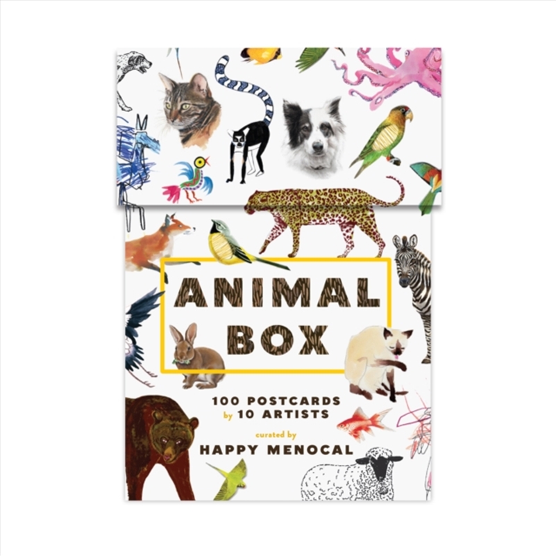 Animal Box 100 Postcards By 10/Product Detail/Stationery