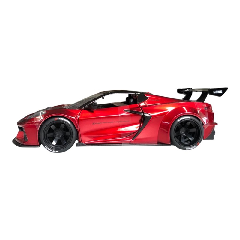 Pink Slips - 2024 Corvette C8 Liberty Walk 1:24 Scale Diecast Vehicle/Product Detail/Figurines