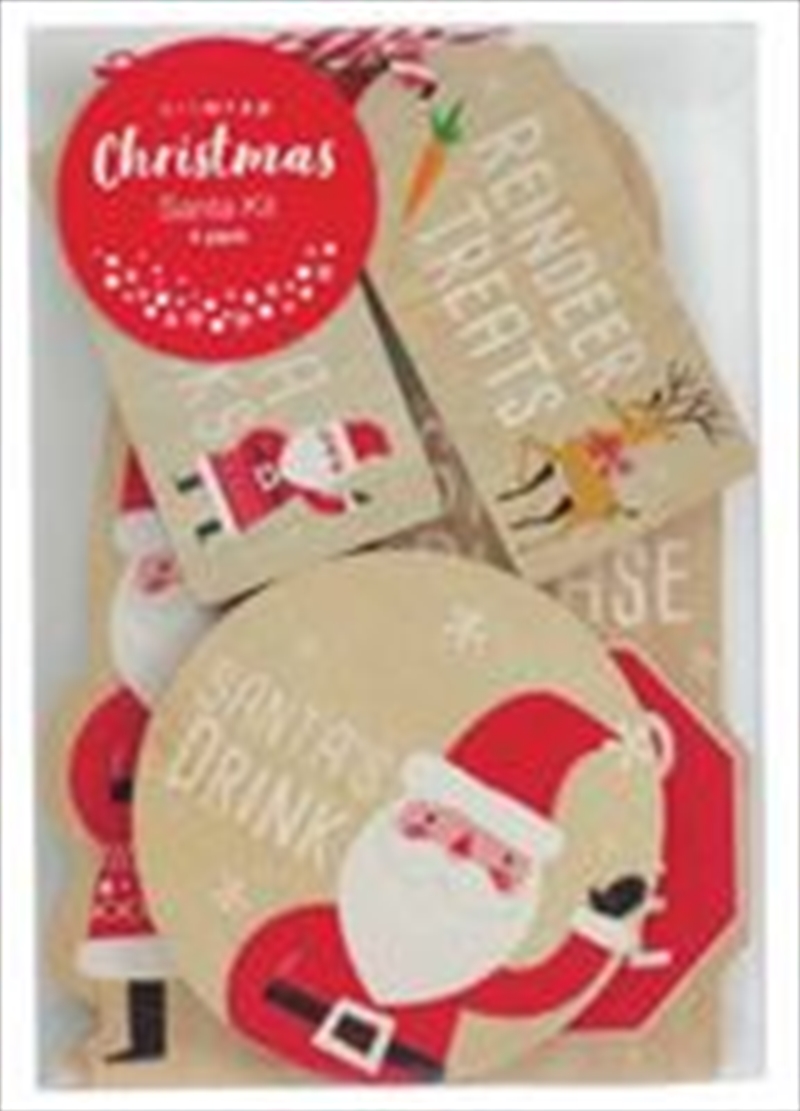 Santa Is Coming Kit 4Pk/Product Detail/Novelty & Gifts