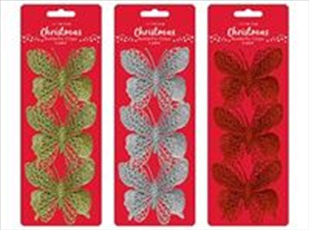 Christmas Tree Butterfly 3Pk (SENT AT RANDOM)/Product Detail/Decor