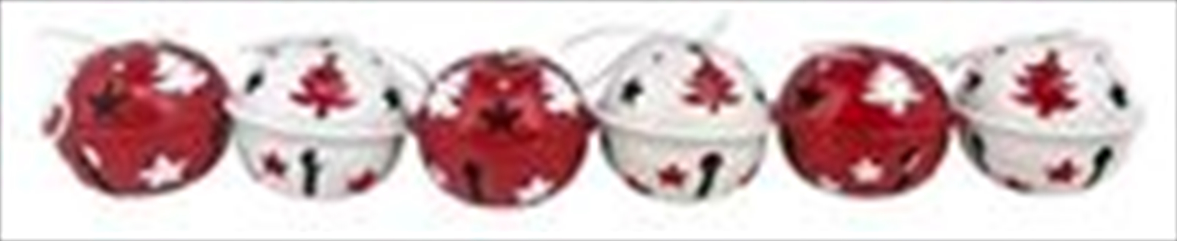Christmas Bell Ornaments 6Pk/Product Detail/Decor