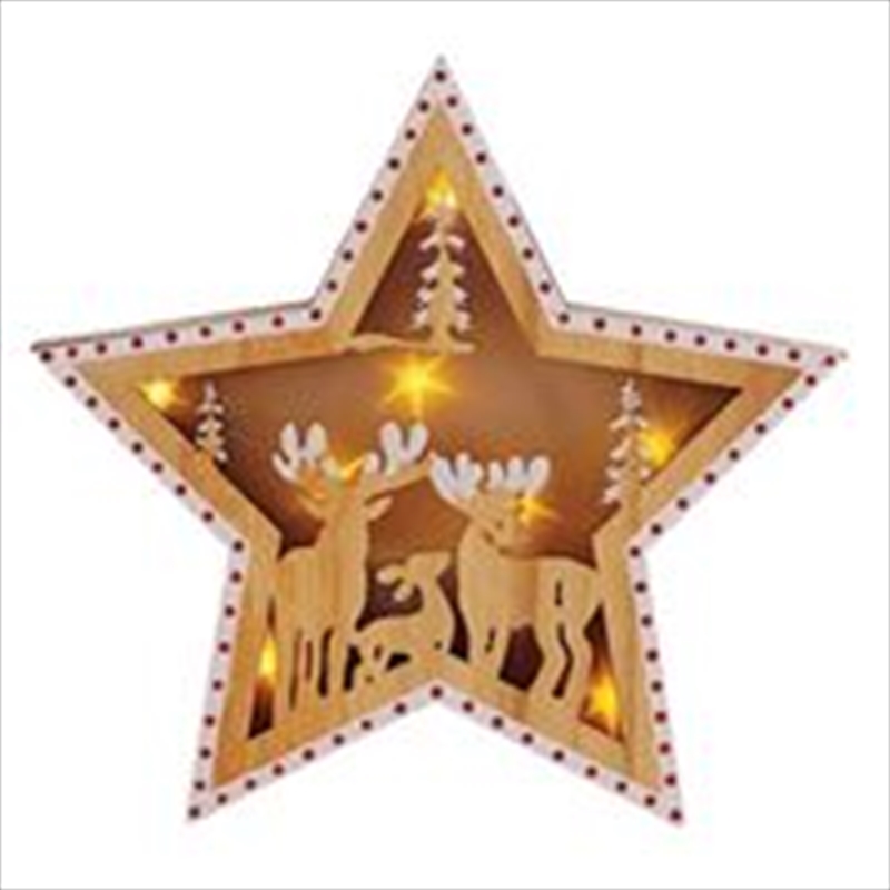 Christmas Wooden Led Star Deer/Product Detail/Decor
