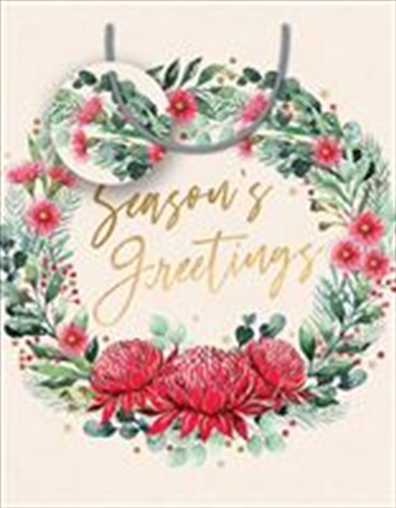 Gift Bag Med Christmas Aus Wreath/Product Detail/Party