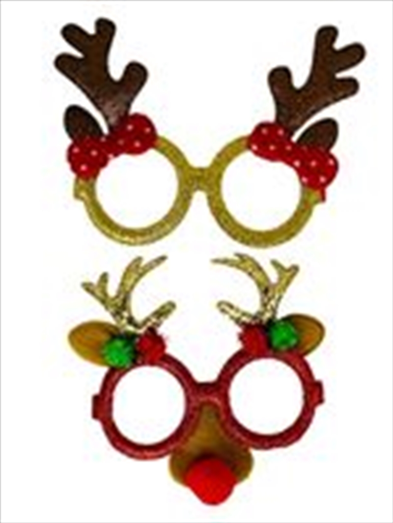 Christmas Glasses Glitter Character (SENT AT RANDOM)/Product Detail/Apparel
