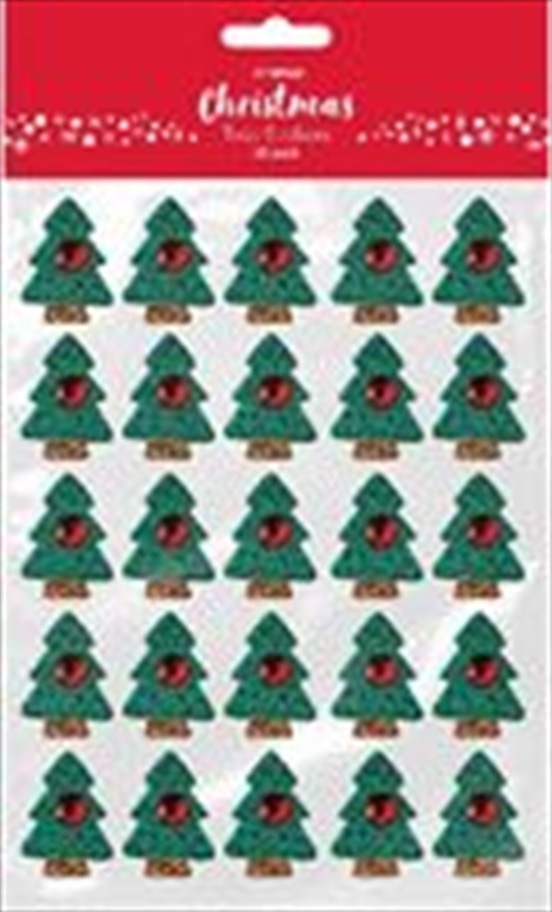 Christmas Tree Sticker 25Pk/Product Detail/Stationery