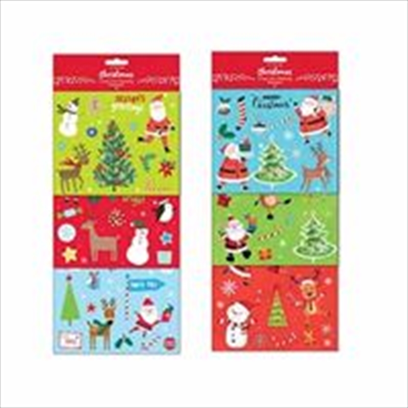 Christmas Sticker Sheet 3Pk (SENT AT RANDOM)/Product Detail/Stationery