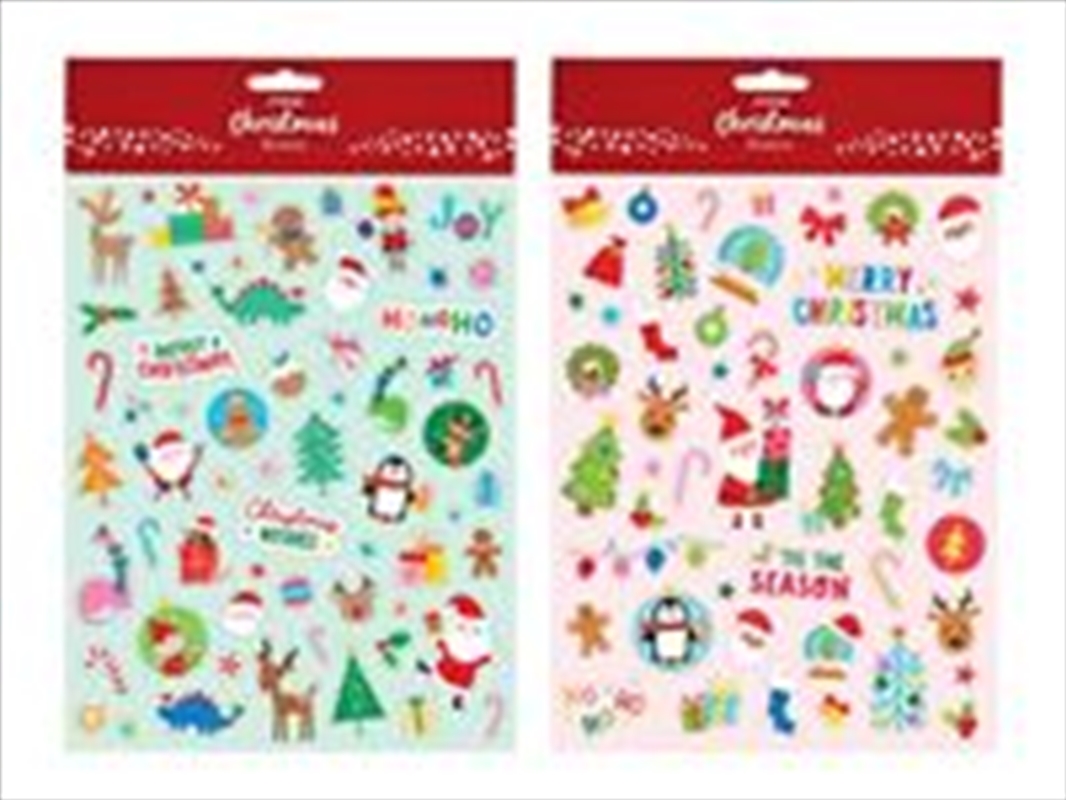 Christmas Sticker Sheet (SENT AT RANDOM)/Product Detail/Stationery