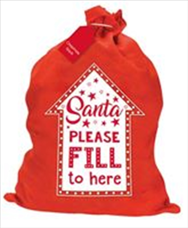 Sack Santa Please Fill To Here/Product Detail/Decor
