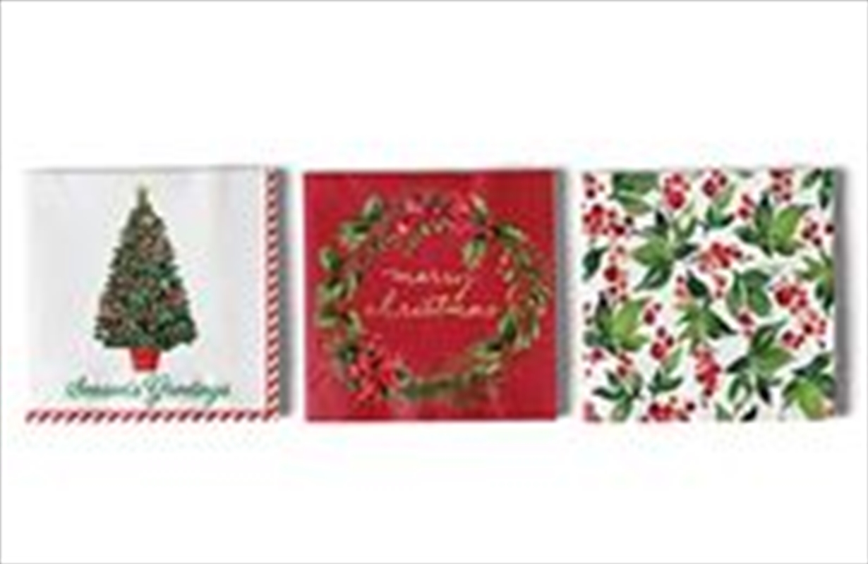 Napkins 20Pk Christmas Traditional (SENT AT RANDOM)/Product Detail/Diningware