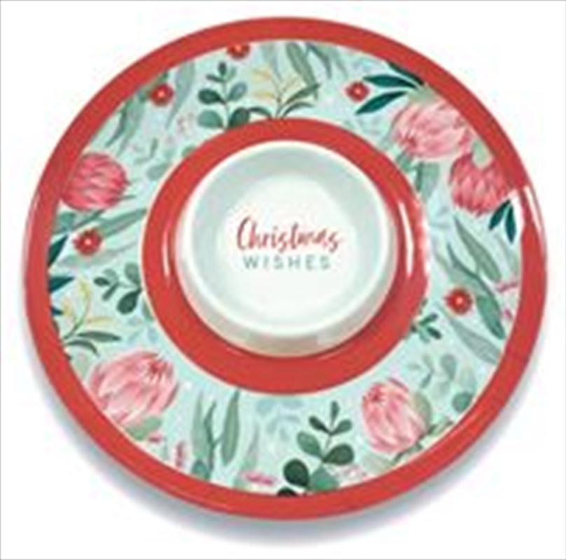 Melamine Chp N Dip Plate Christmas Australiana/Product Detail/Diningware