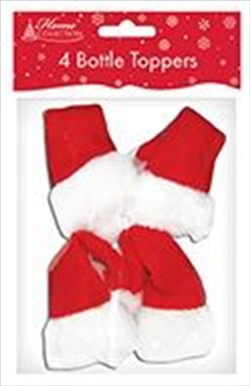 4Pk Santa Hat Bot Top/Product Detail/Drinkware