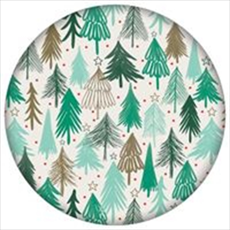 Christmas Bamboo Fibre Plates 22Cm 4Pk Trees/Product Detail/Diningware