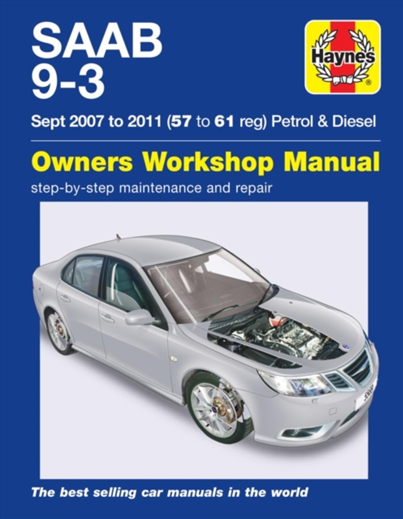Saab 9-3 Petrol & Diesel (07 - 11) Haynes Repair Manual : 2007-2011/Product Detail/Transportation