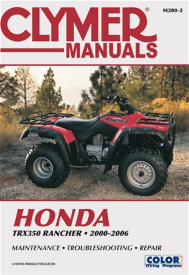 Honda Trx350 Rancher Series Atv (2000-2006) Service Repair Manual/Product Detail/Transportation