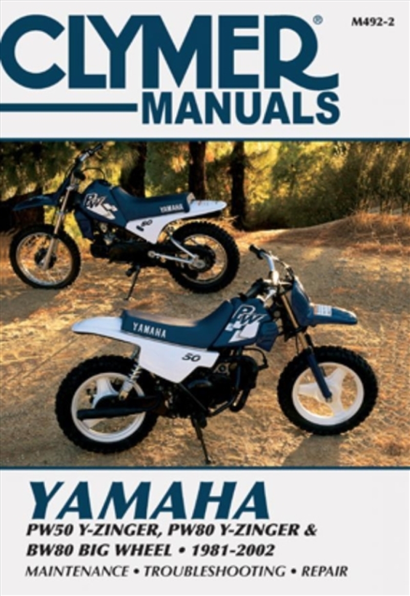 Yamaha Pw50/80 Y-Zinger & Bw80 Big Wheel Motorcycle (1981-2002) Clymer Repair Manual/Product Detail/Transportation
