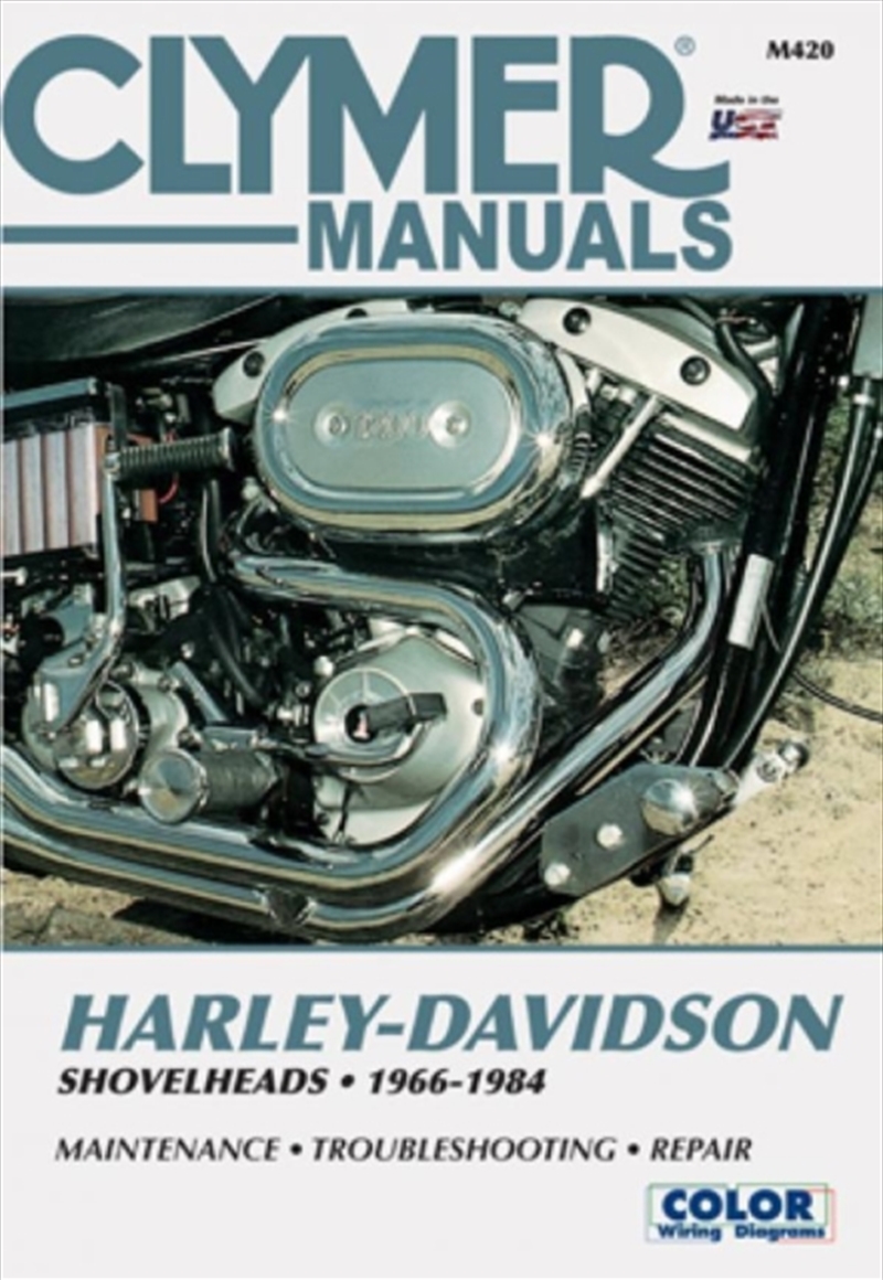 Harley-Davidson Shovelhead Motorcycle (1966-1984) Clymer Repair Manual/Product Detail/Transportation