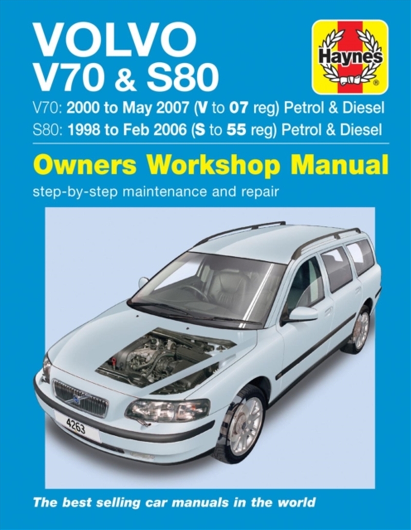 Volvo V70 / S80 Petrol & Diesel (98 - 07) Haynes Repair Manual/Product Detail/Transportation