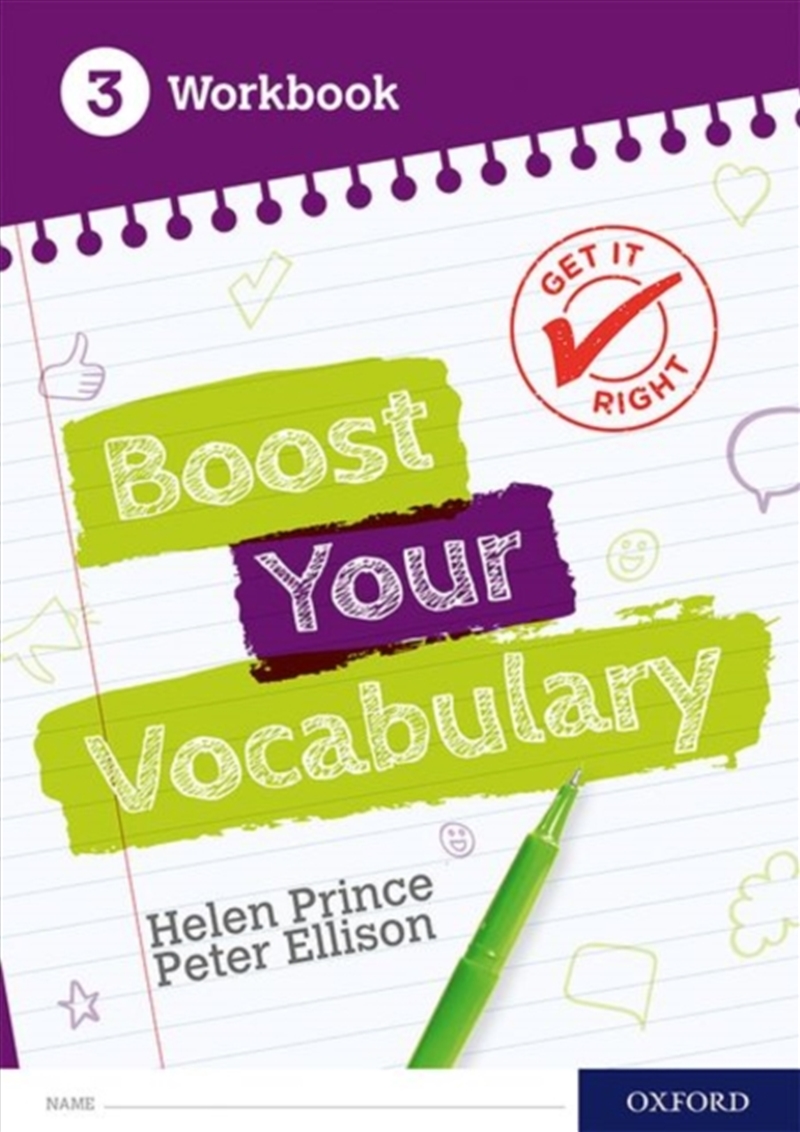 Get It Right: Boost Your Vocabulary Workbook 3/Product Detail/English