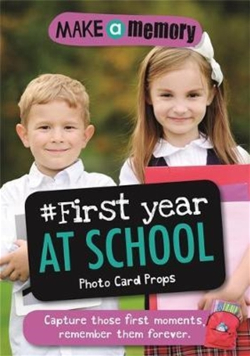 Make A Memory #First Year At School Photo Card Props : Capture Those First Moments, Remember Them Fo/Product Detail/Stationery