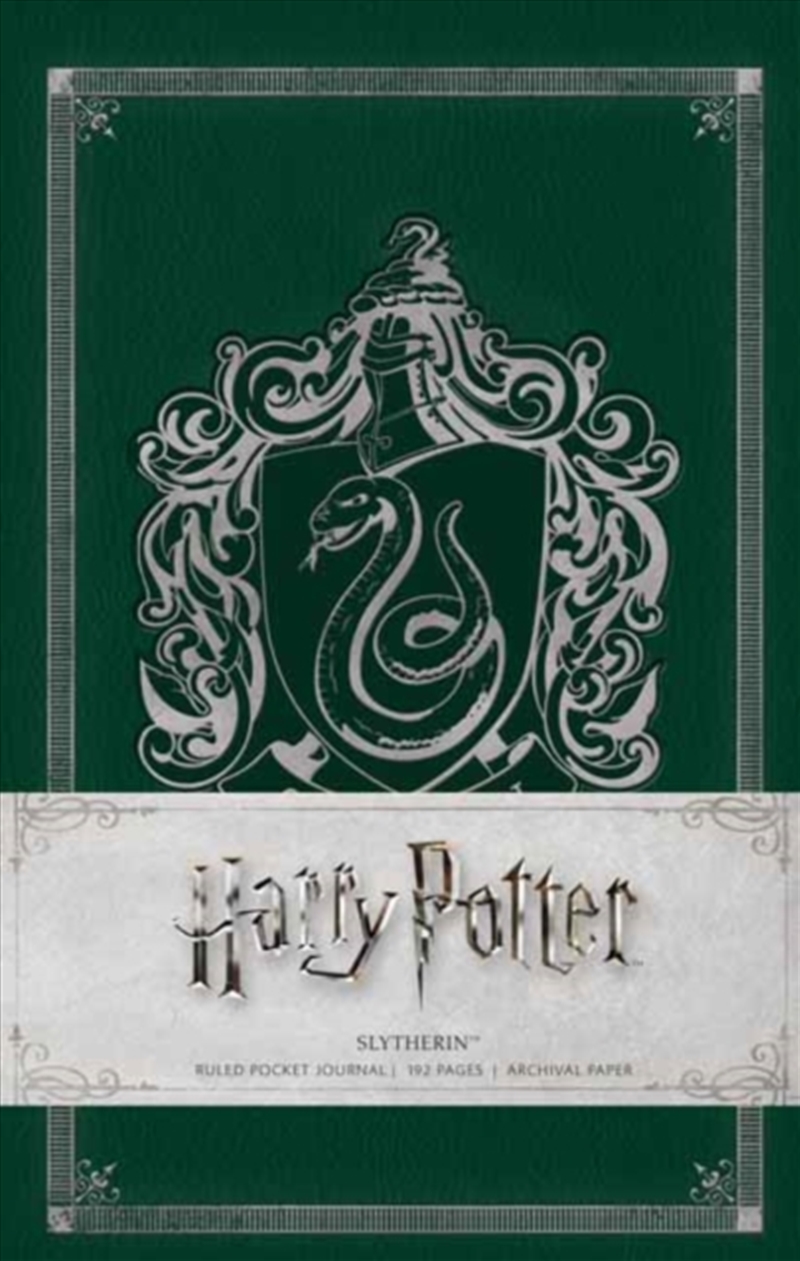 Harry Potter: Slytherin Ruled Pocket Journal/Product Detail/Notebooks & Journals