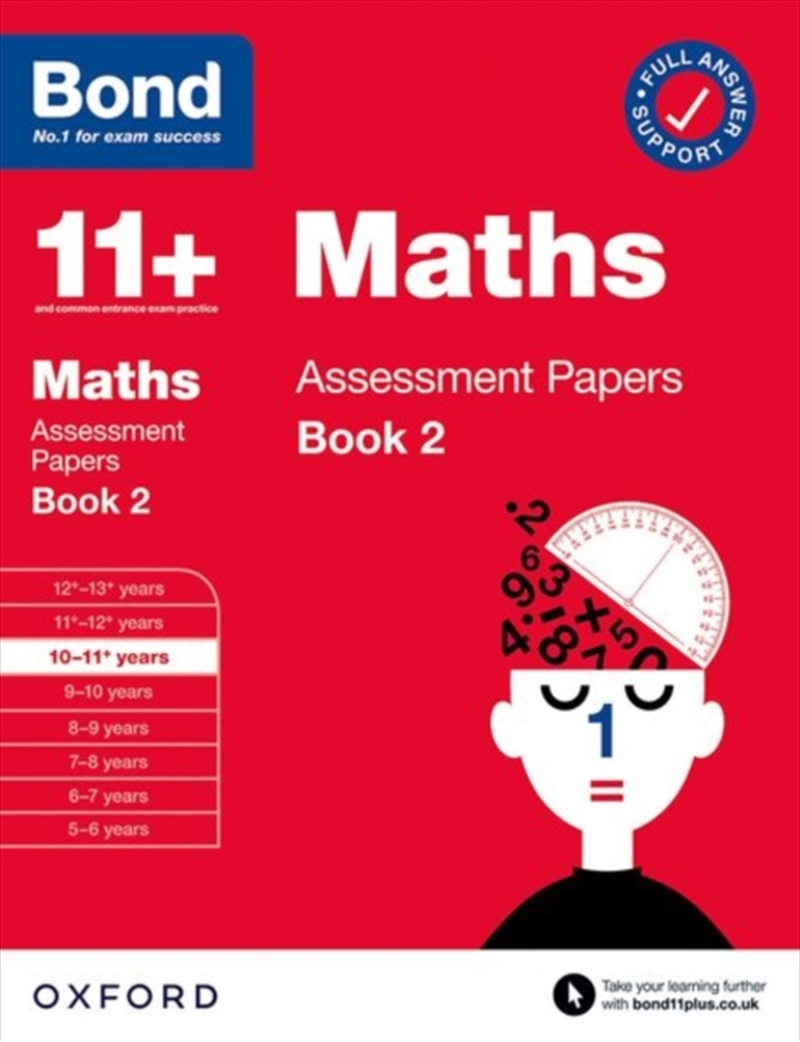 Bond 11+ Maths Assessment Papers 10-11 Years Book 2: For 11+ Gl Assessment And Entrance Exams/Product Detail/Maths