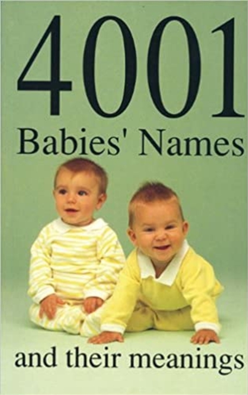 4001 Babies' Names And Their Meanings/Product Detail/Reference & Encylopaedias
