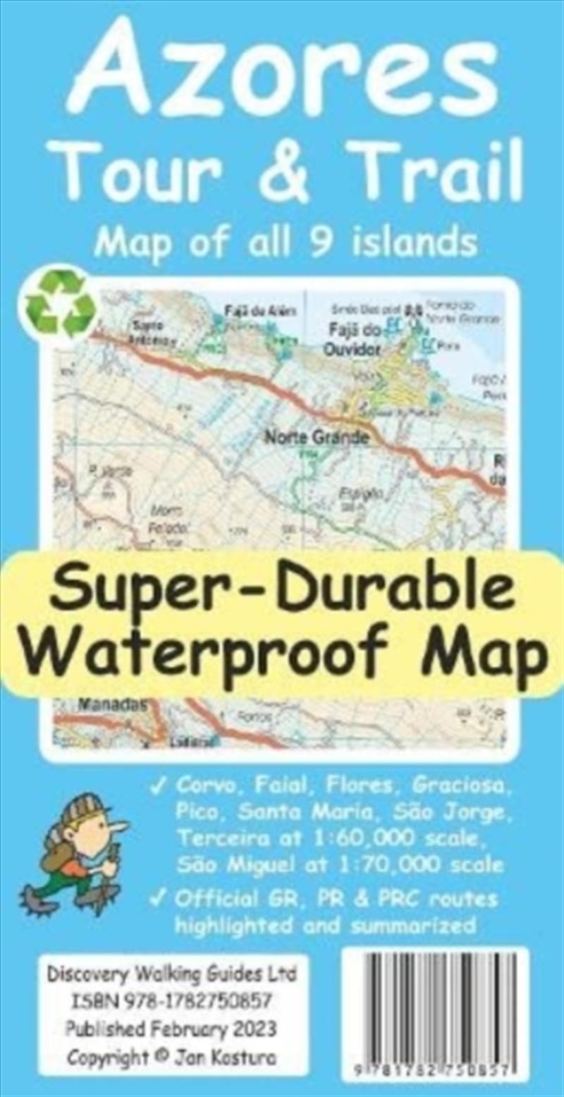 Azores Tour & Trail Super-Durable Map (2nd Edition)/Product Detail/Geography