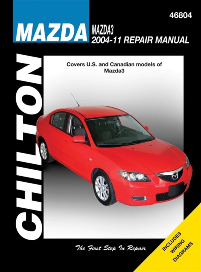Mazda 3 (Chilton) : 2004-2011/Product Detail/Transportation