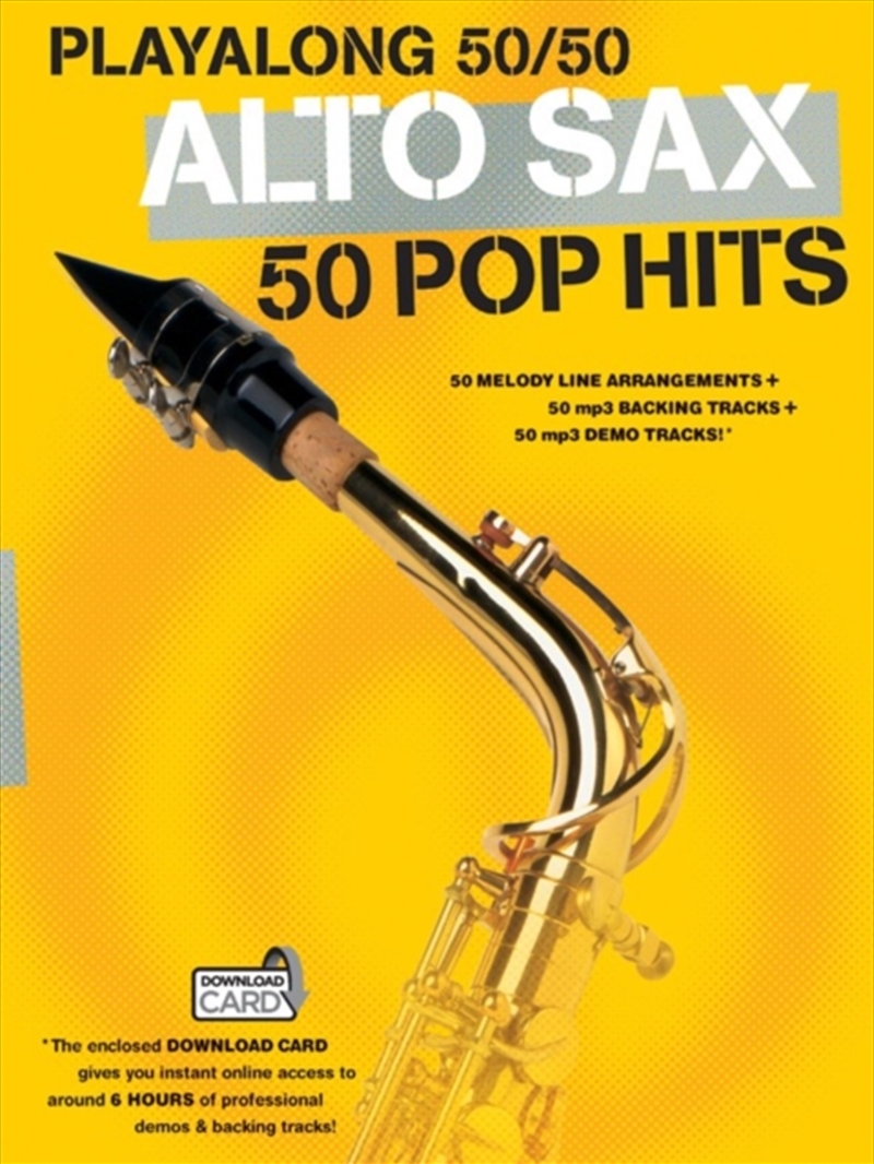 Playalong 50/50 : Alto Sax - 50 Pop Hits/Product Detail/Media