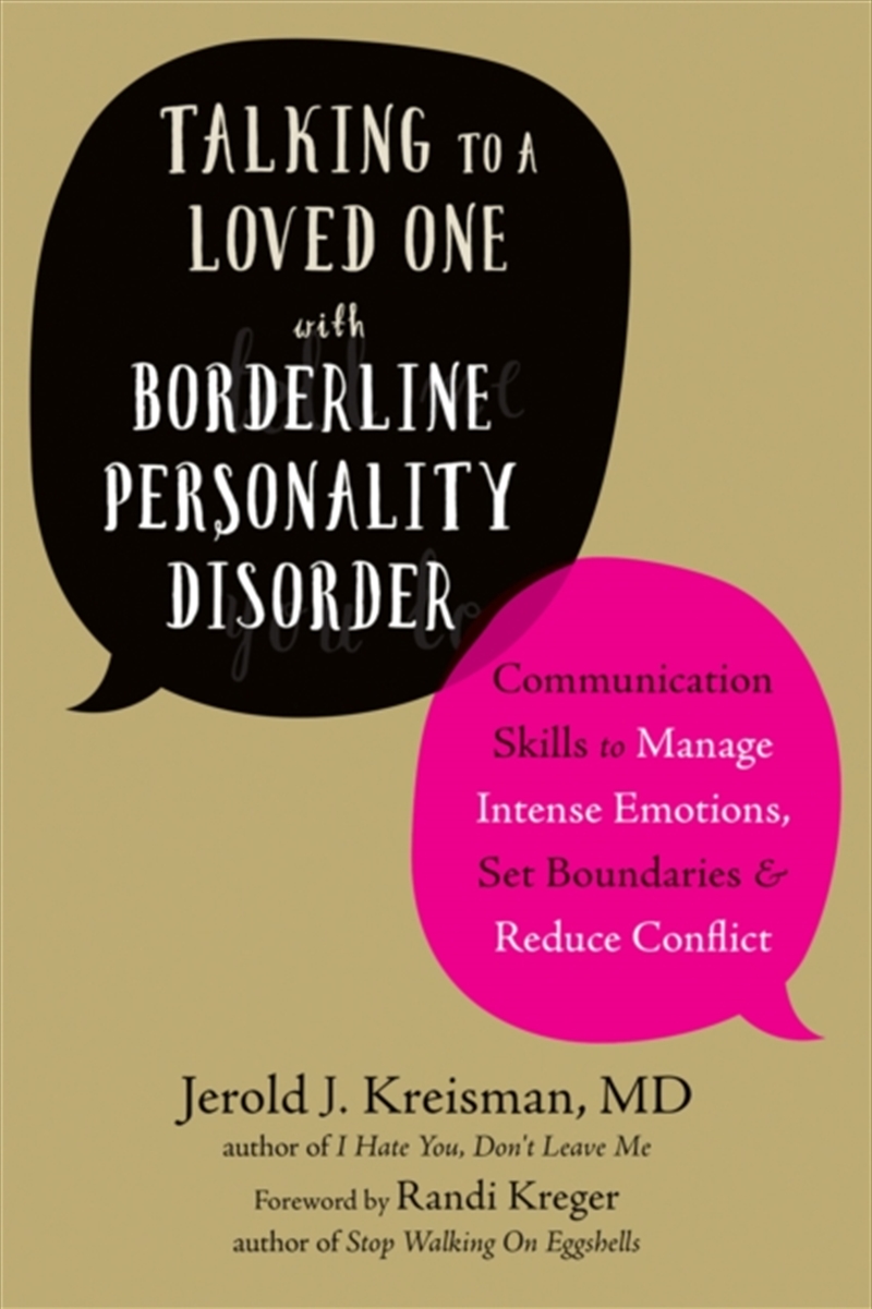 Talking To A Loved One With Borderline Personality Disorder/Product Detail/Self Help & Personal Development