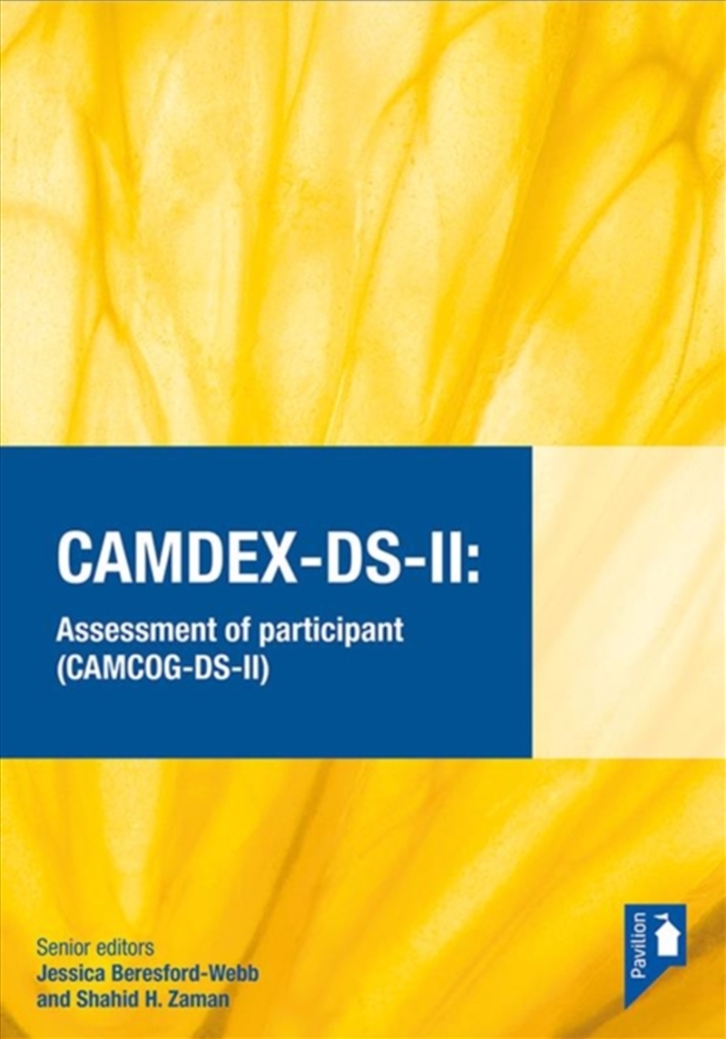 Camdex-Ds-Ii: The Cambridge Examination For Mental Disorders Of Older People With Down Syndrome And/Product Detail/Psychology