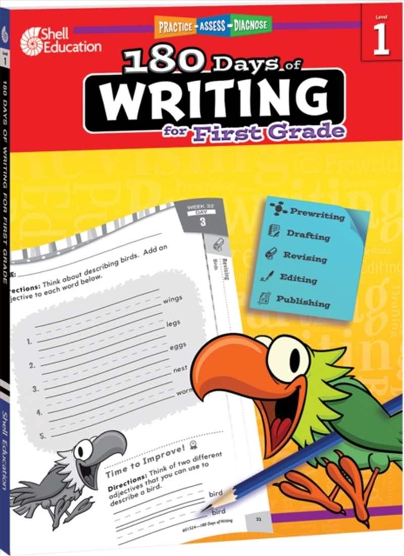 180 Days: Writing For First Grade : Practice, Assess, Diagnose/Product Detail/English